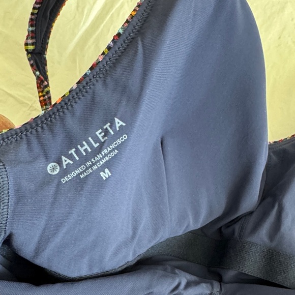 Athleta Multicolor Plaid One-Piece Swimsuit - Picture 5 of 7